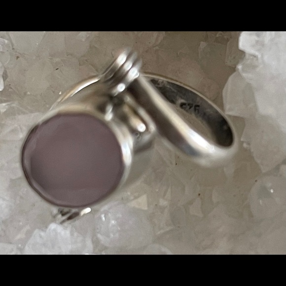 NEW ⭐️🌟⭐️ Rose Quartz Sterling Silver Ring - Picture 4 of 8